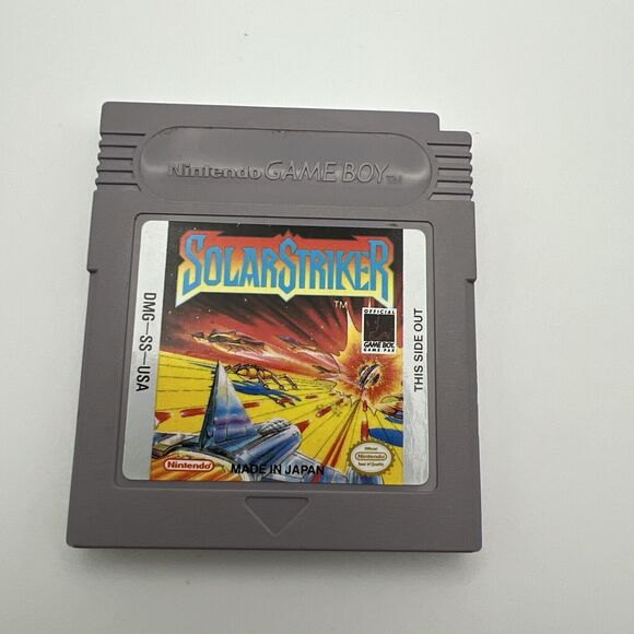 Solar Striker for the Nintendo Game Boy- Authentic Tested Working - Picture 2 of 5